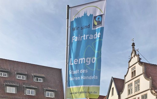 Flagge Fairtrade Lemgo