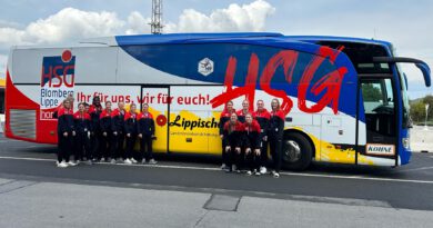 Bei zukünftigen Auswärtsspielen wird die Bundesliga-Mannschaft der HSG Blomberg-Lippe mit einem neuen Mannschaftsbus in der gesamten Bundesrepublik auf Tour gehen.