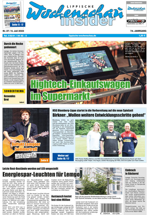 Lippische Wochenschau Ausgabe 27 2023