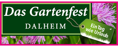 Das Gartenfest Dalheim - Ein Tag wie Urlaub - Hintergrundbild mit Blumen
