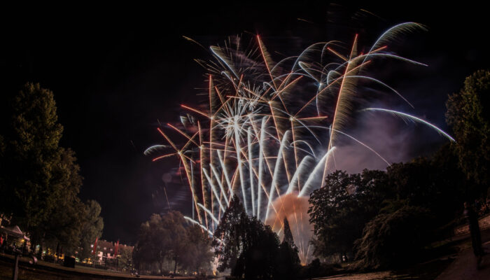 Großes Feuerwerk zum Ende des Libori-Festes