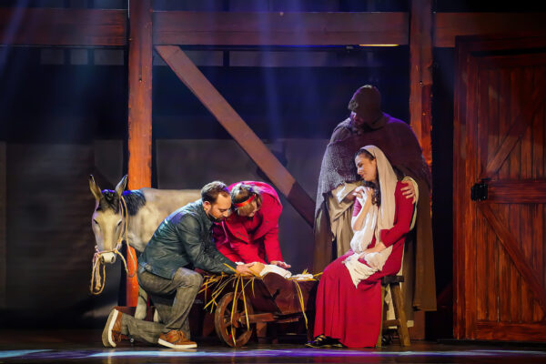 Krippenszene Spiegelzelt Bielefeld