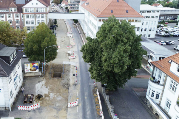 Lagesche Straße Baustelle