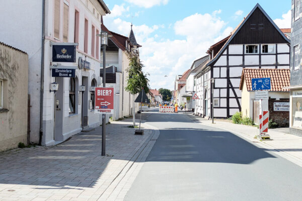 Kreuzung Breite Straße Bauarbeiten
