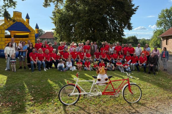 Mitglieder des Rad- und Wandervereins Lemgo-Brüntorf.