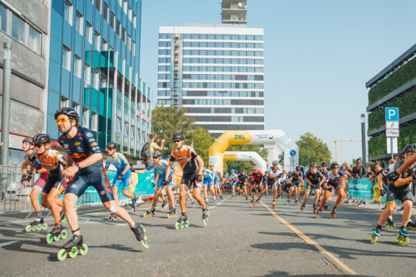 Läufer „Stadtwerke run & roll City“