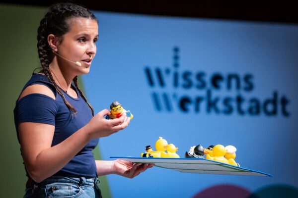 „FameLab" Teilnehmerin