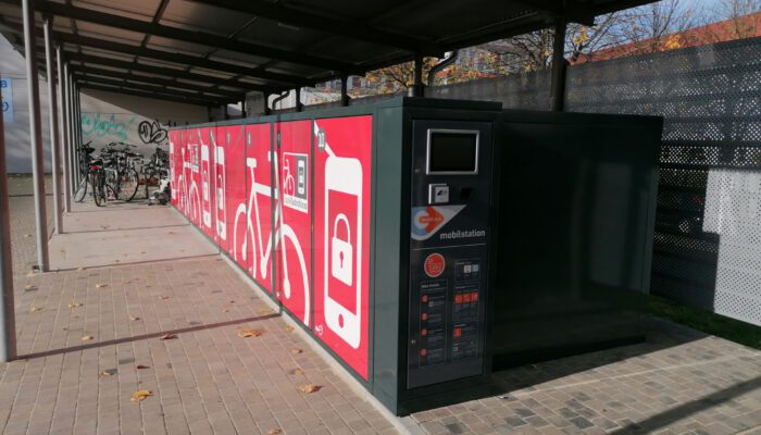 Fahrradboxen-Bahnhof