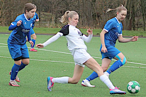 Man hat heute wieder gesehen, wie hitzig und nervenaufreibend so ein Derby sein kann. Wir sind gut ins Spiel gestartet, haben hoch gepresst, schnell geführt und den Rückschlag durch Melanie's Ausscheiden ganz gut weggesteckt und uns behaupten können. Remmighausen
