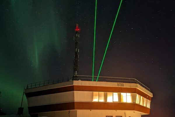 Observatorium ALOMAR in Nordnorwegenusen