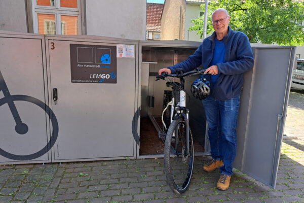 Lemgos Radverkehrsbeauftragter Gerhard Reineke