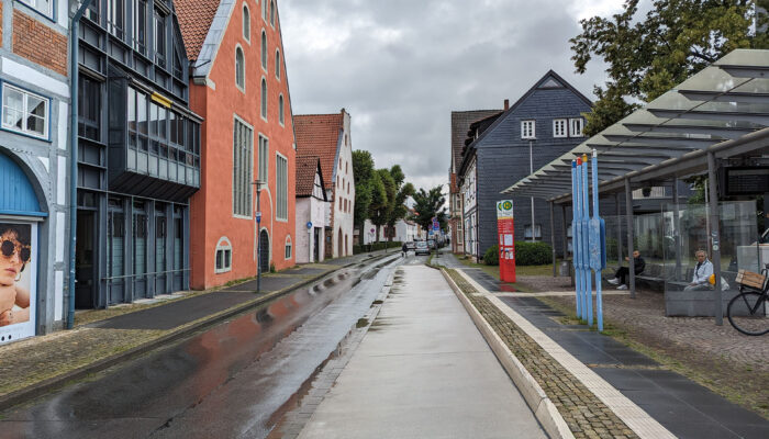 Papenstraße Blickrichtung Freier Hof