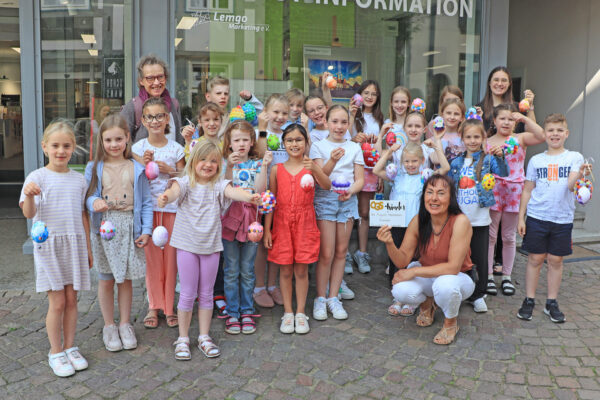 Lemgo: Gewinner der Ostereier-Malaktion prämiert