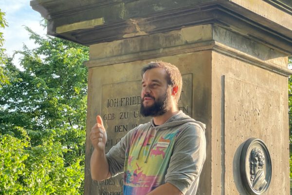 Stadtführer Joschka Jakobfeuerborn.