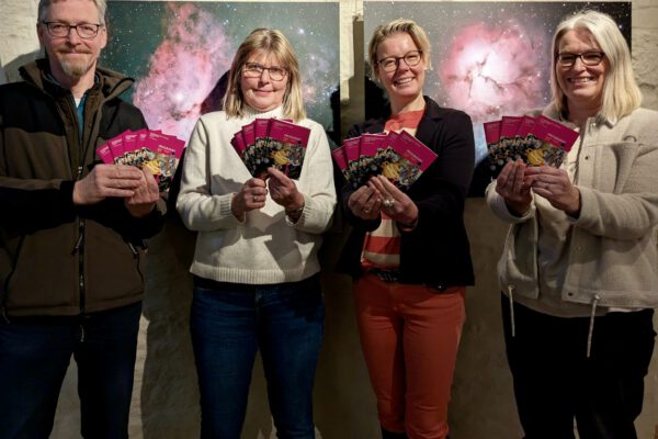 Thomas Senke (Museumstechnik), Heidrun Saak (Verwaltung), Silvia Herrmann (Leitung) und Dr. Susanne Hilker (Museumspädagogik).