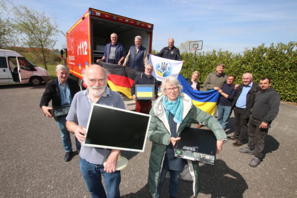 Rechner und Flachbildschirme für die Ukraine