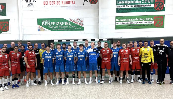 Unterstützung unterhielt das Lemgoer Bundesligateam beim Test gegen Hamm-Westfalen erneut vom Team HandbALL