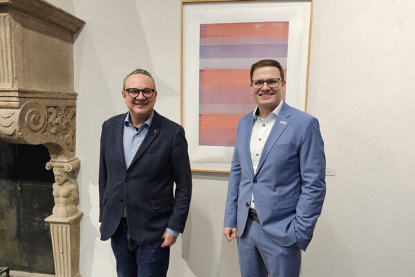 Bürgermeister Markus Baier und Stadtwerke-Geschäftsführer Matthias Sasse